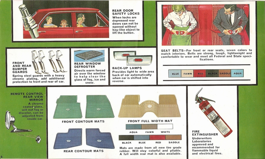 1964 Chev Chevelle Accessories Brochure Page 11
